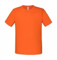 Goedkope Oranje kinder T-shirt Fruit of the Loom Iconic oranje